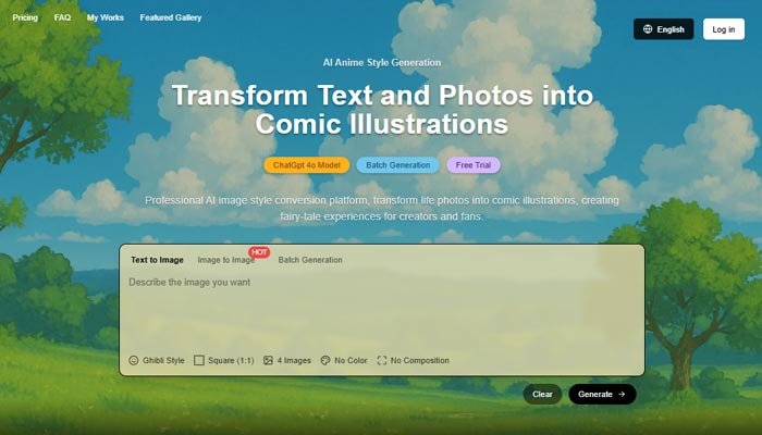Ghiblio AI Image Generator